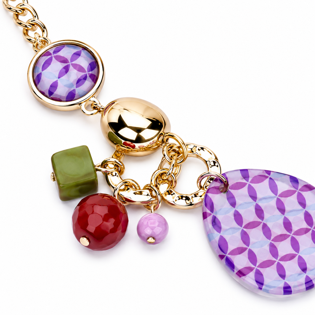 Collana Seventy Fucsia - You B'jou by Barbieri