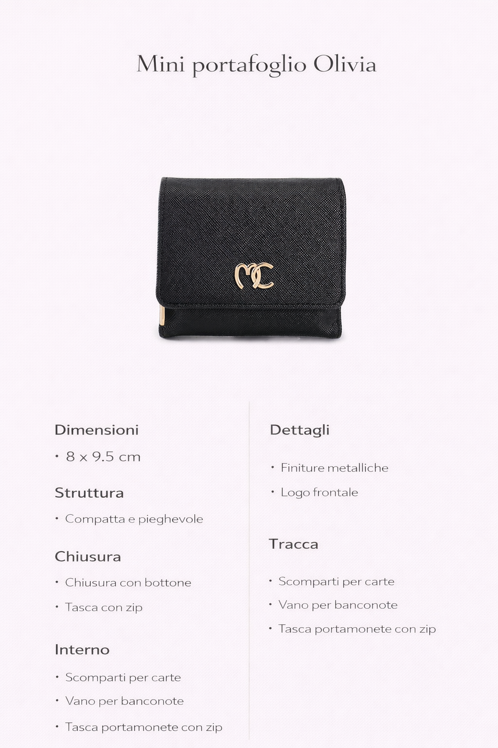 Portafoglio mini Olivia - Maria Celine