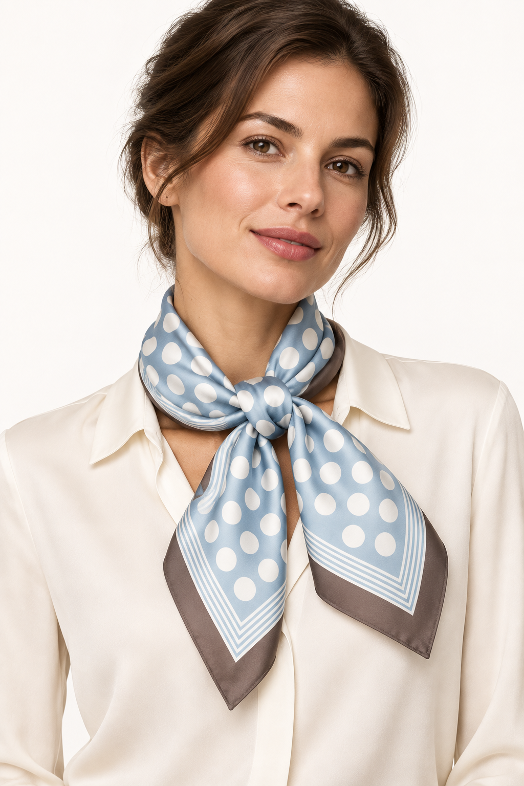 Foulard Pois Chic 70 x 70 cm Axel Accessories