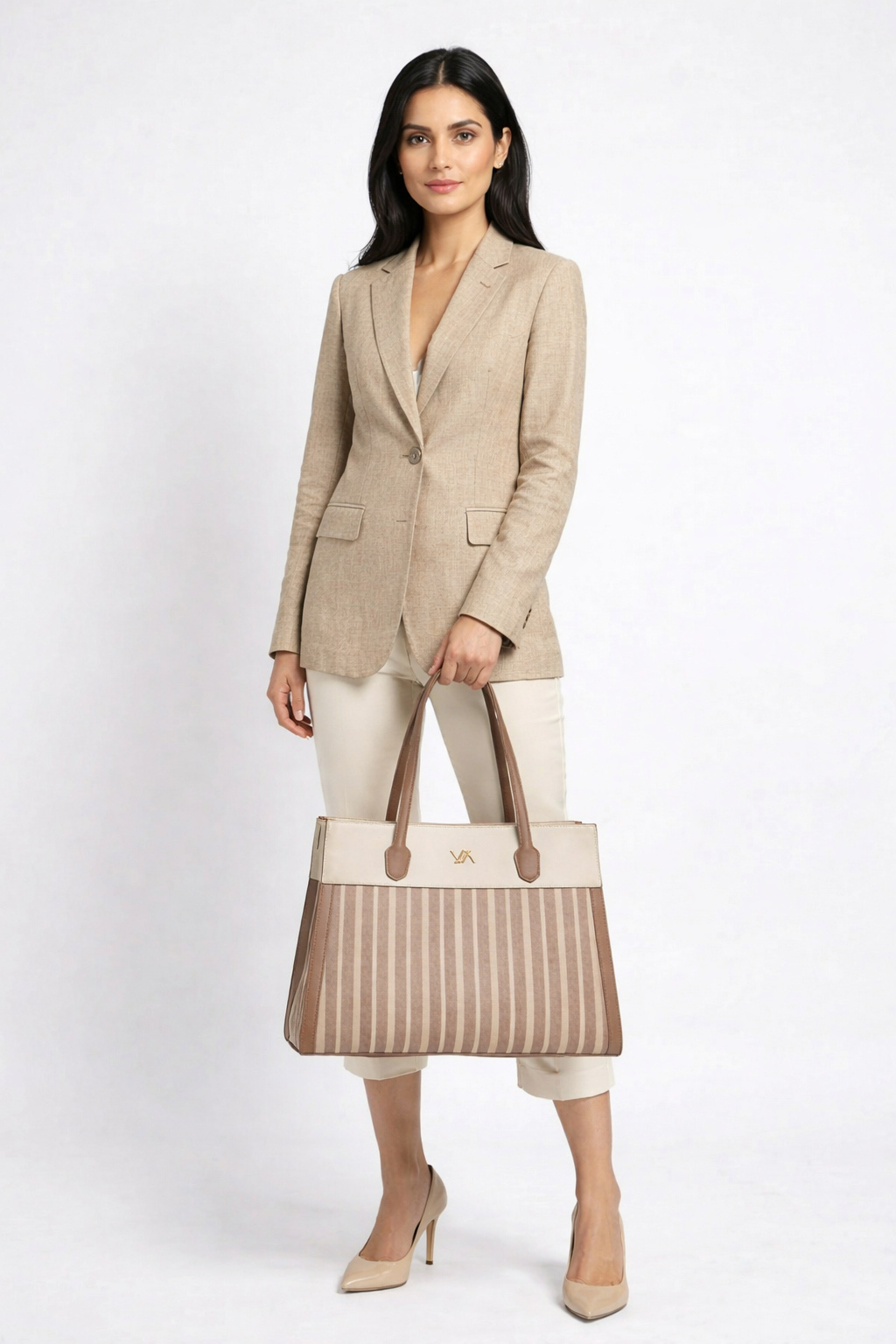 Borsa a spalla Vaniglia - Verde Fashion