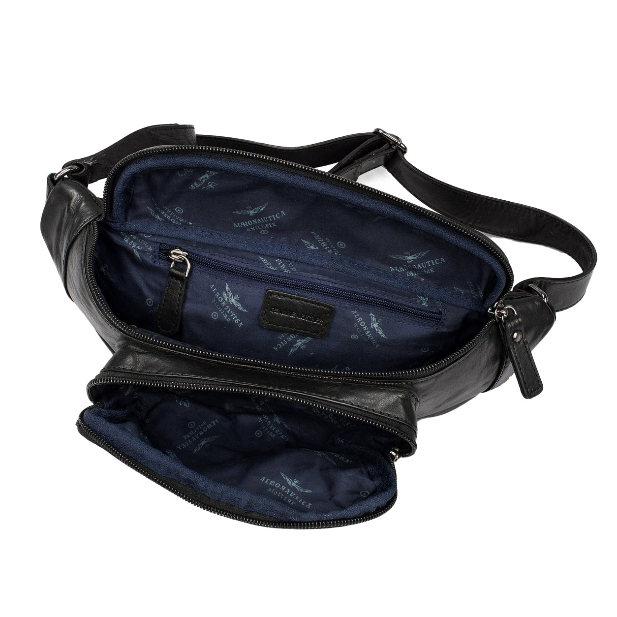 Marsupio Aeronautica Militare AM351 Vintage in Vera pelle