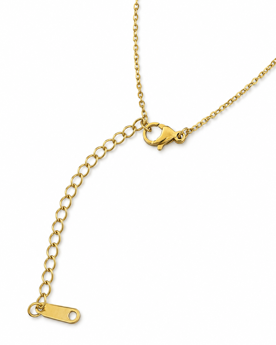 Collana in acciaio inox "Jesce'o male, e tras'o bene..."
