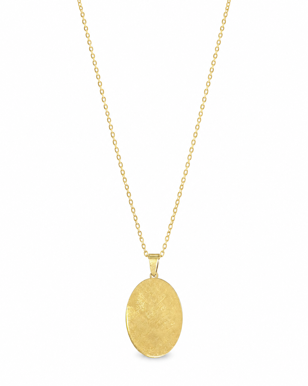 Collana in acciaio inox "Jesce'o male, e tras'o bene..."