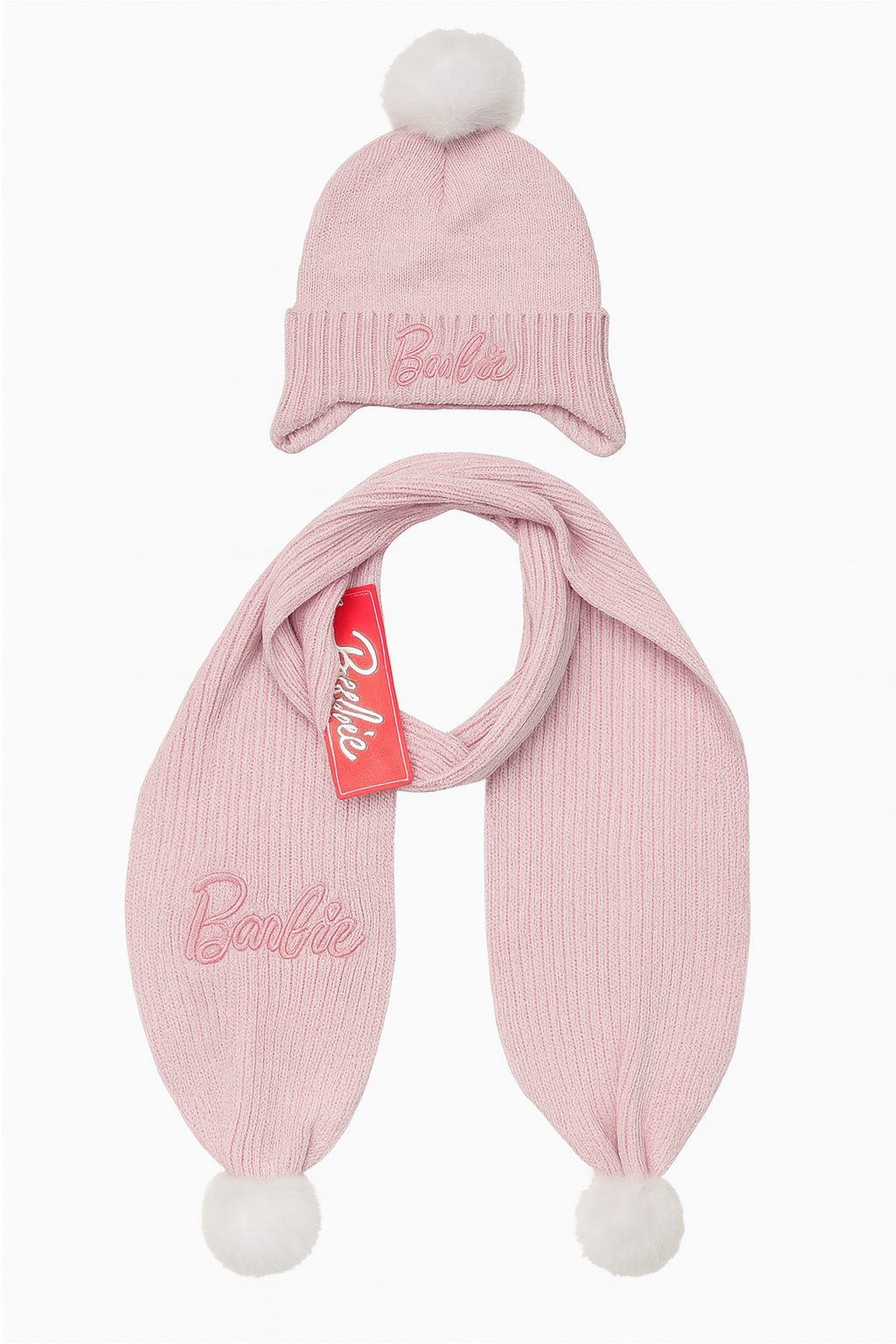 Set Cappello e Sciarpa Pompon - Barbie