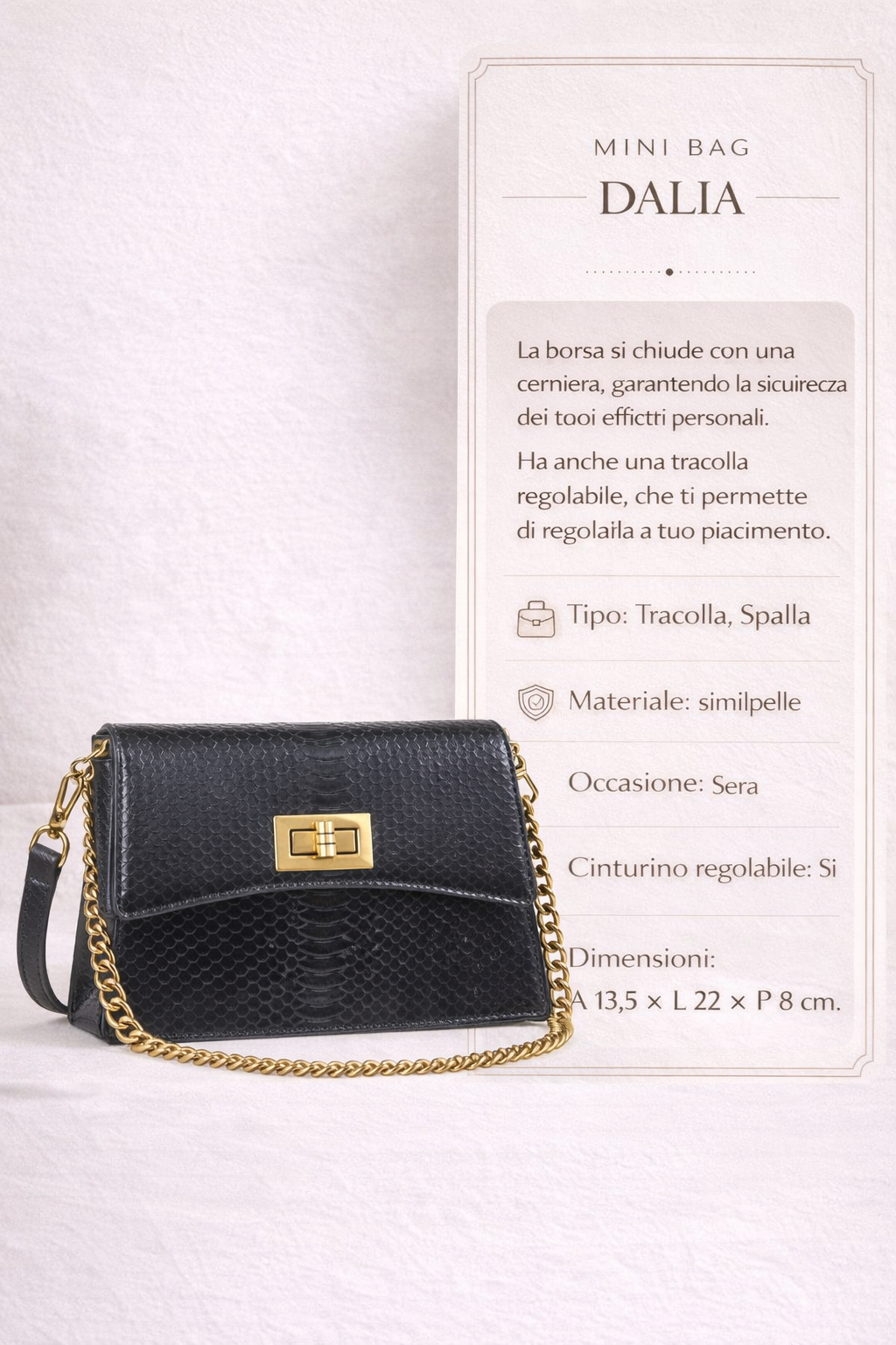 Mini bag Dalia - Verde Fashion