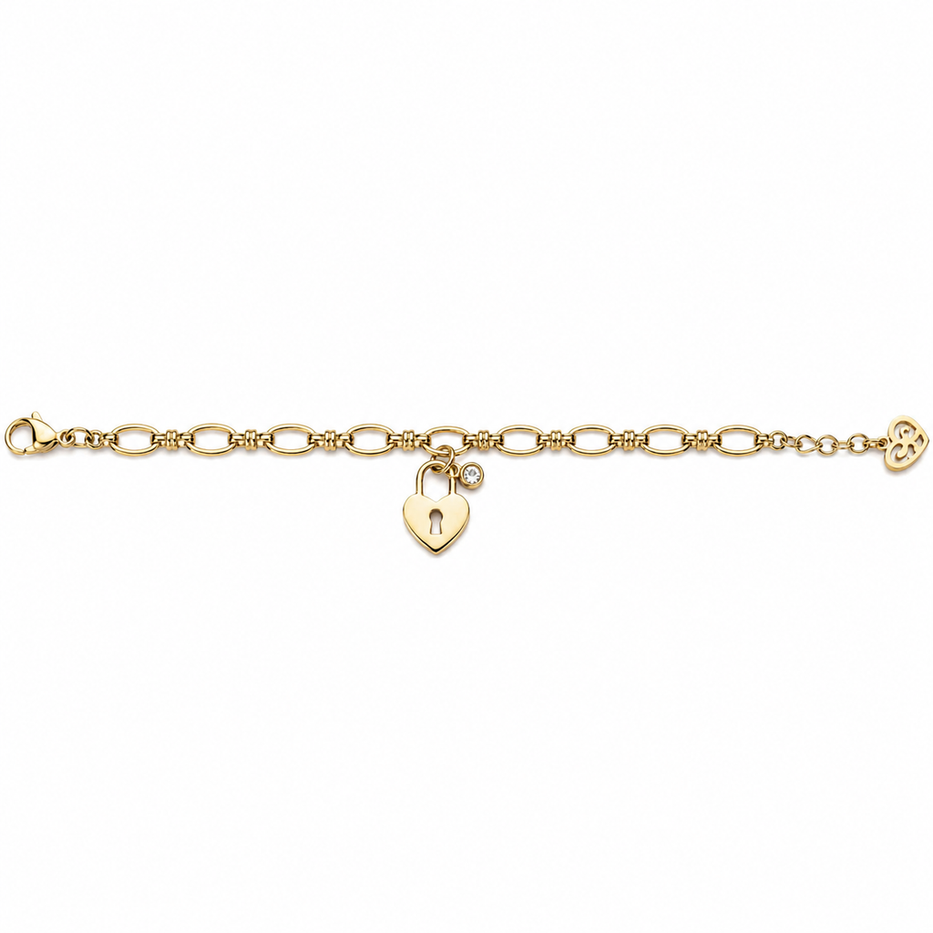 Bracciale Love in acciaio inox - You B'jou by Barbieri