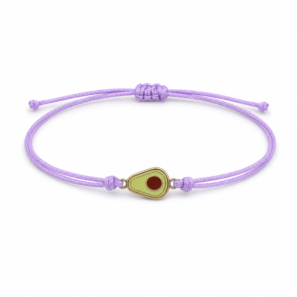 Bracciale Amicizia per Bambini Lilla Portafortuna Mango iTotal