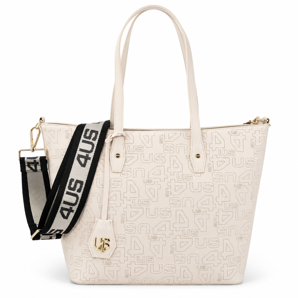 Borsa shopper 4US Cesare Paciotti Whitney Logato Fori
