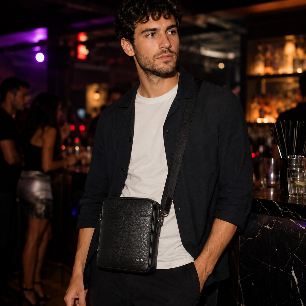 Tracolla Uomo in vera pelle 4US Cesare Paciotti Byrne