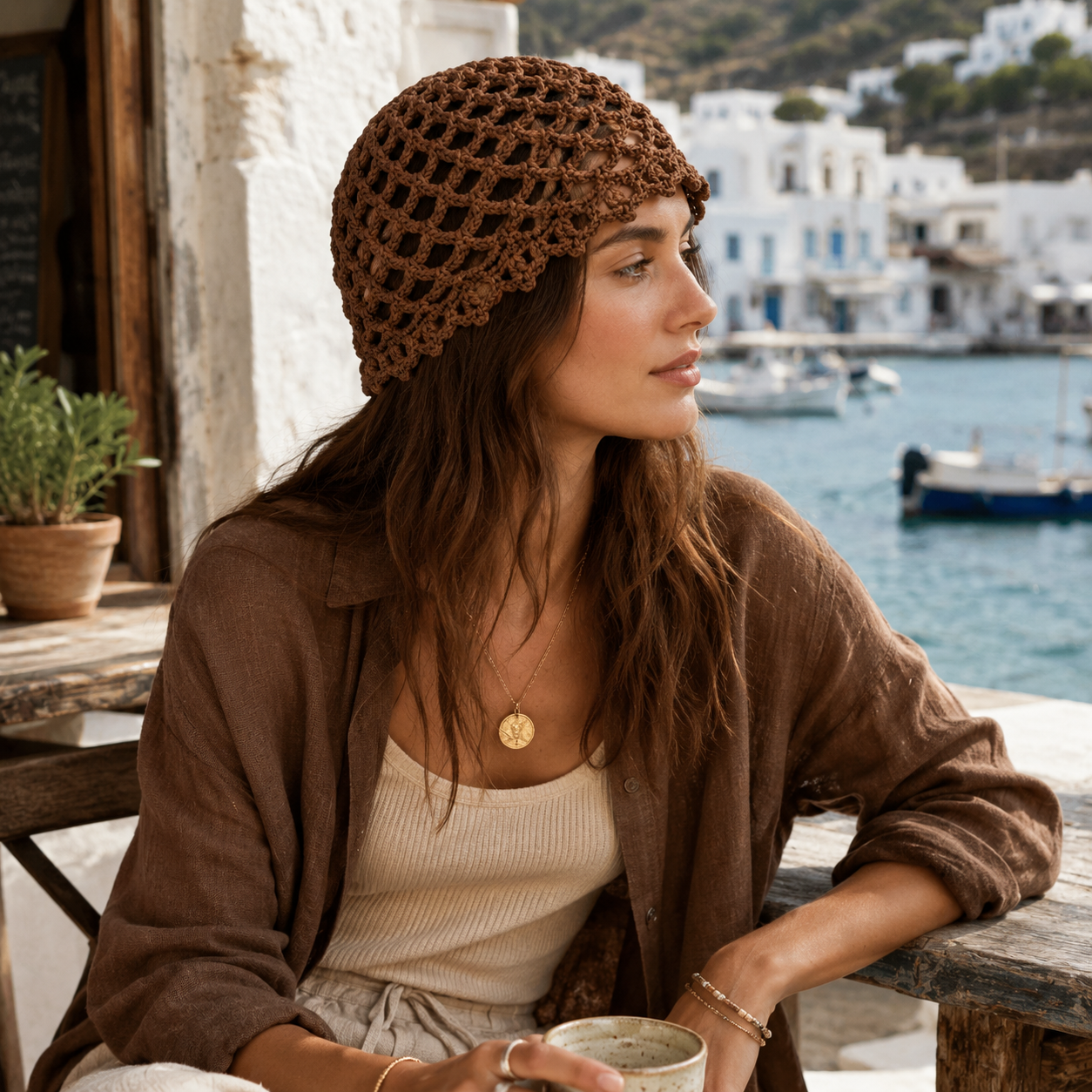 Mesh Hat Monocolore Cappelli estivi Made in Italy - Les Folies