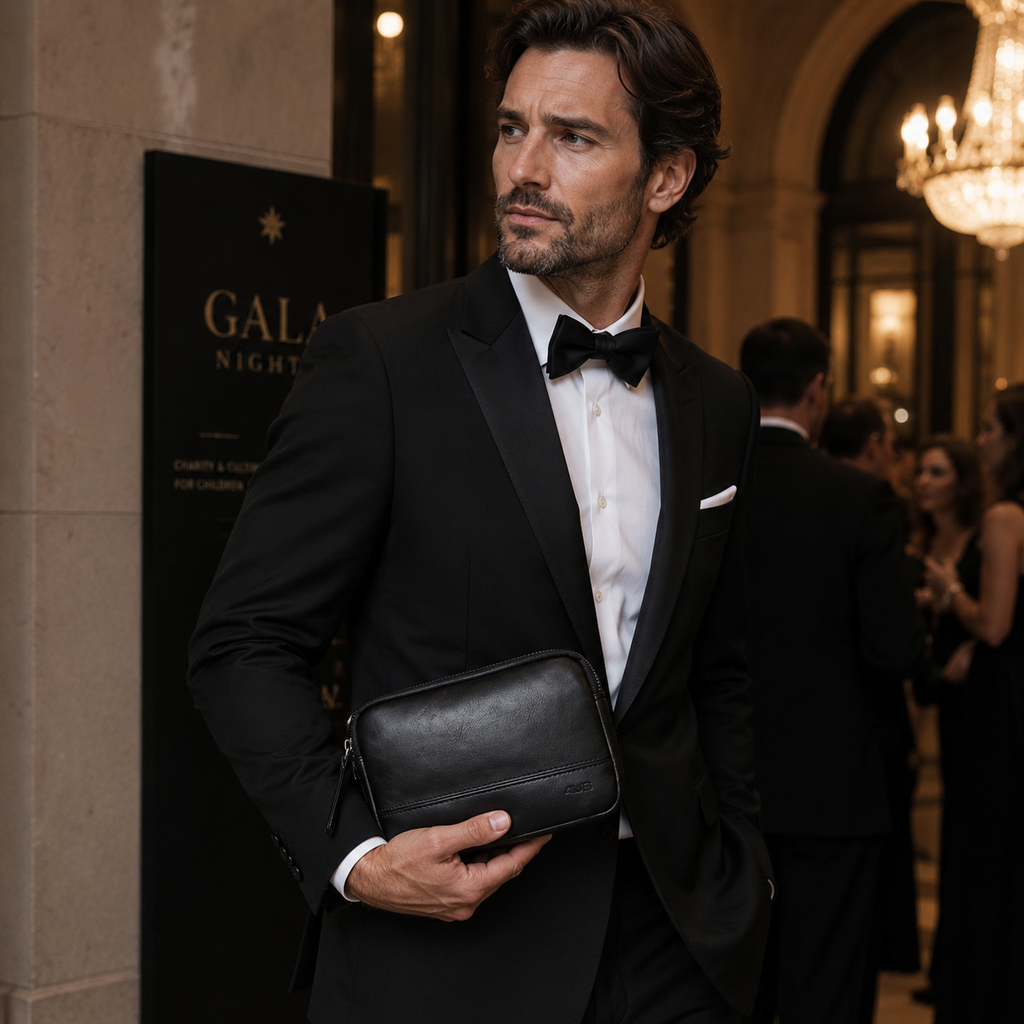 Pochette Uomo in vera pelle 4US Cesare Paciotti Rhys