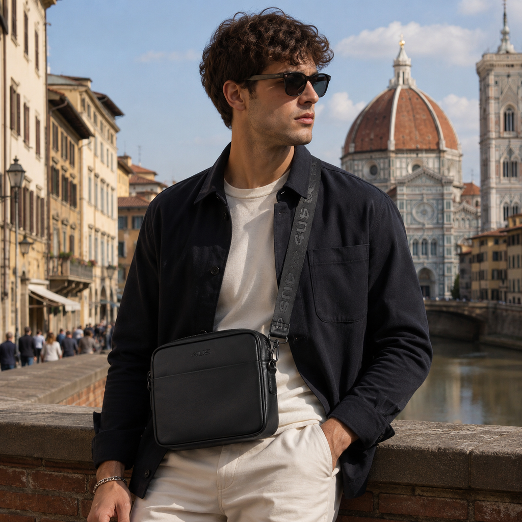 Pochette/Tracolla Uomo in vera pelle 4US Cesare Paciotti Scott