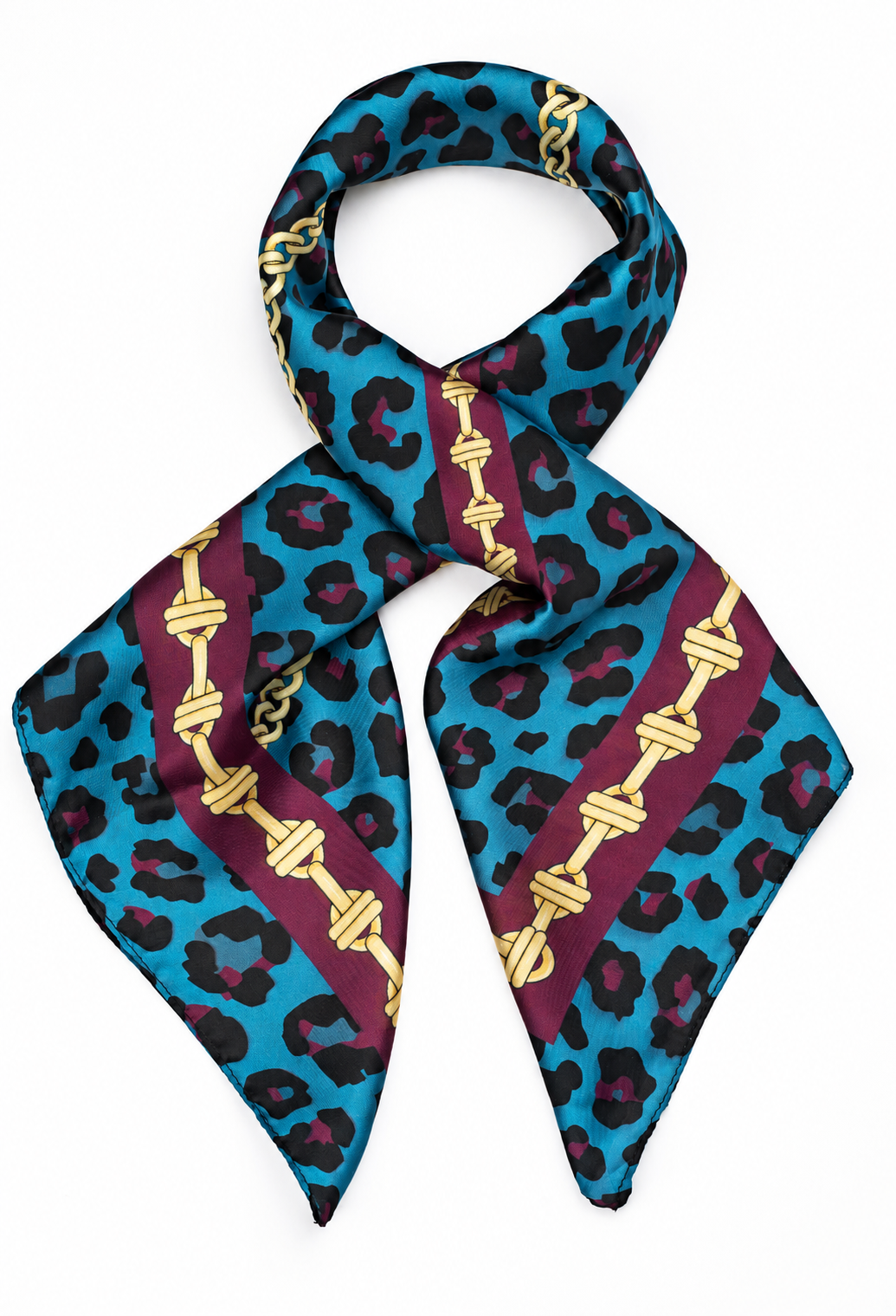 Foulard Animal&Chain 100%Viscosa 70 x 70 cm - You B'jou by Barbieri