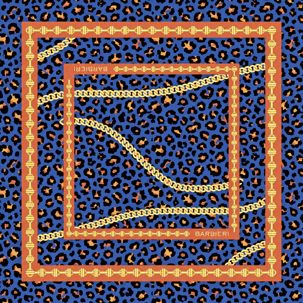 Foulard Animal&Chain 100%Viscosa 70 x 70 cm - You B'jou by Barbieri