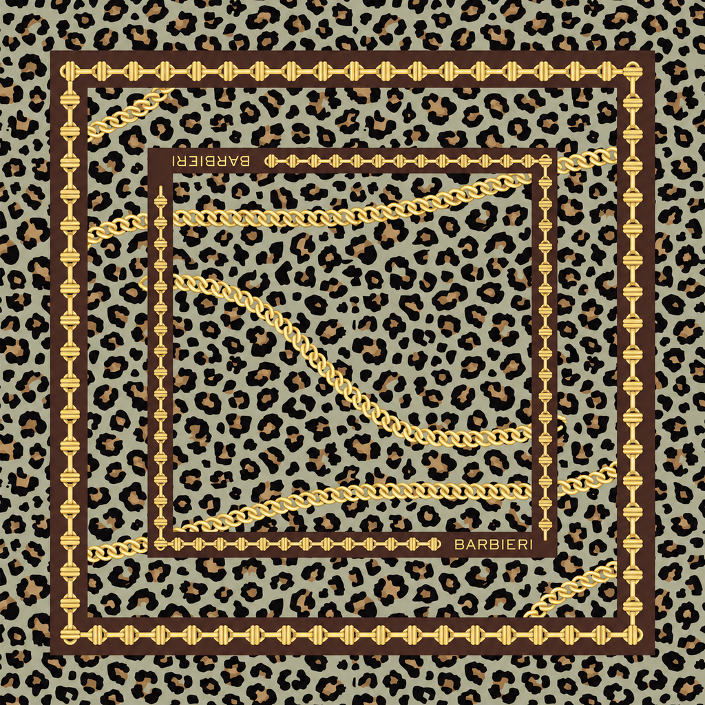 Foulard Animal&Chain 100%Viscosa 70 x 70 cm - You B'jou by Barbieri