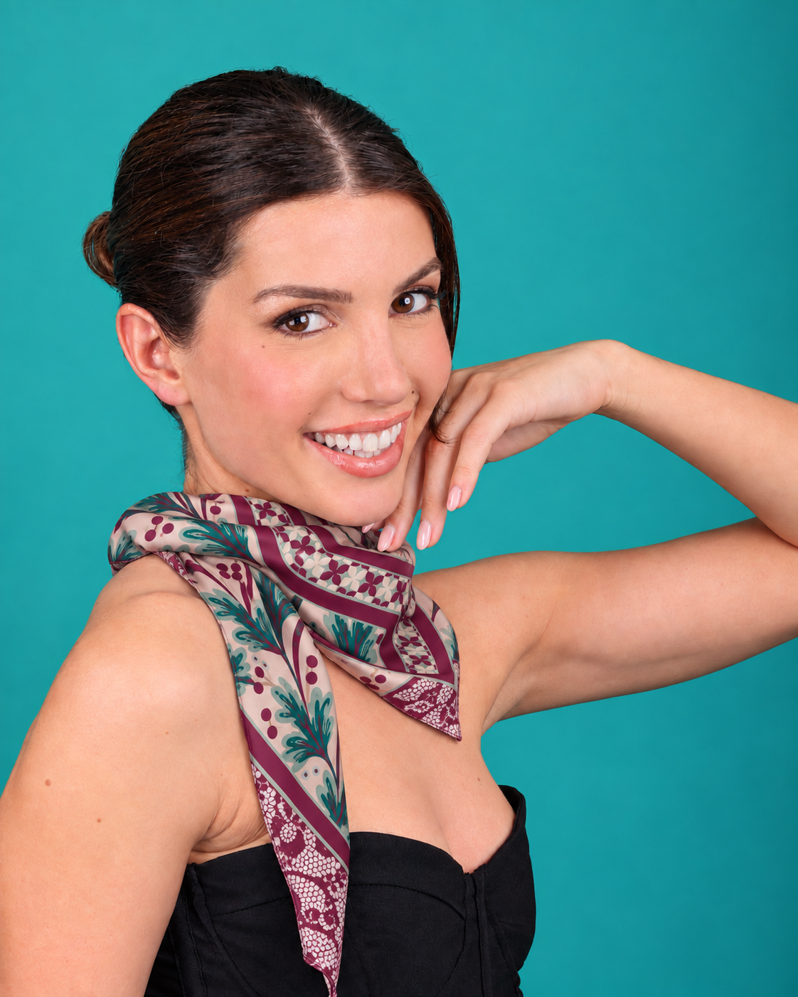 Foulard Foliage 100%Viscosa 70 x 70 cm - You B'jou by Barbieri