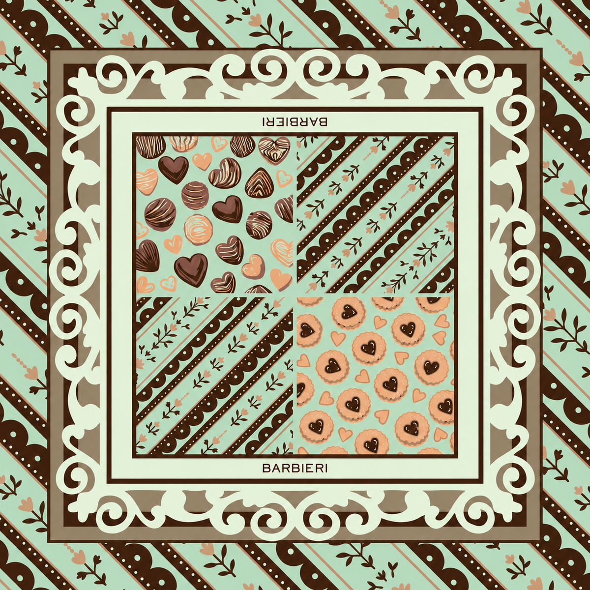 Foulard So Lovely 100%Viscosa 70 x 70 cm - You B'jou by Barbieri
