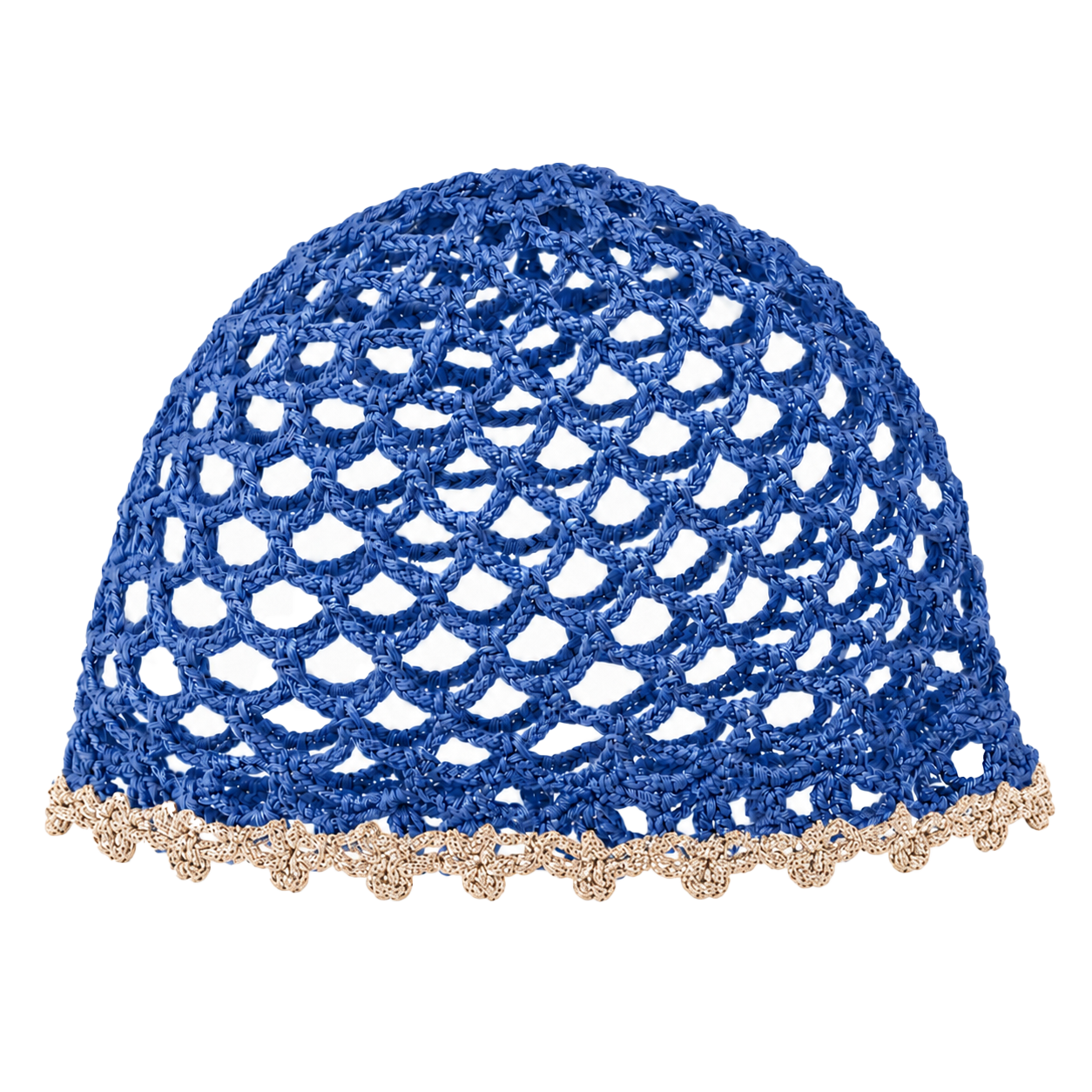 Mesh Hat Bicolore Bordino Oro Cappelli estivi Made in Italy - Les Folies