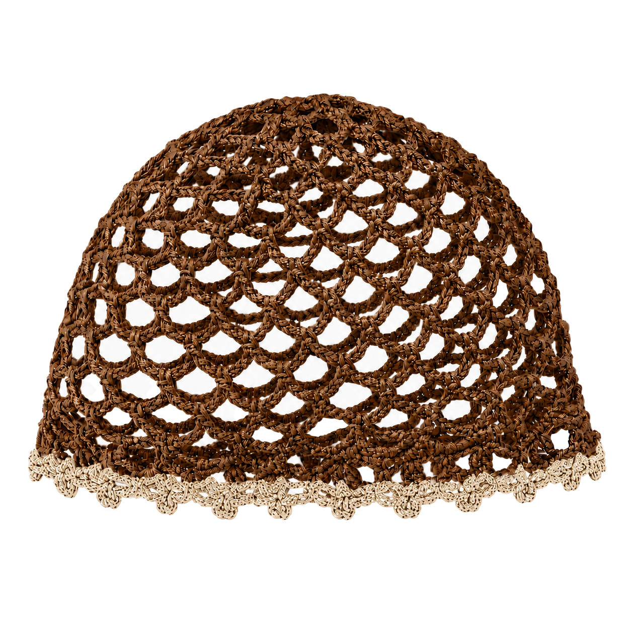 Mesh Hat Bicolore Bordino Oro Cappelli estivi Made in Italy - Les Folies