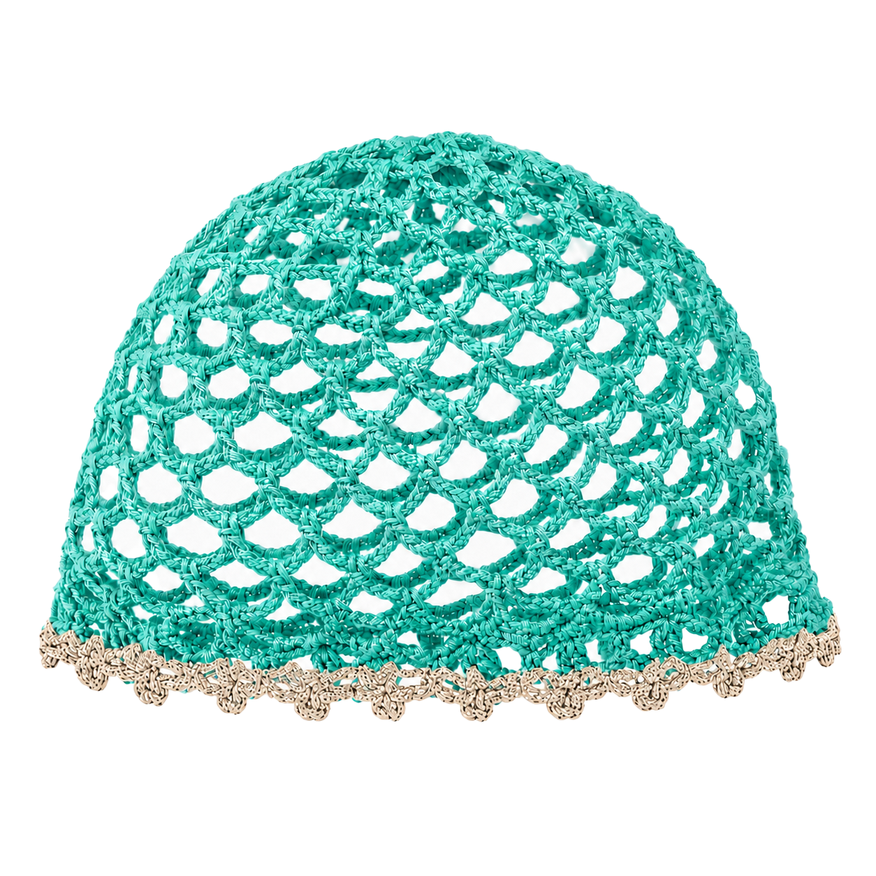 Mesh Hat Bicolore Bordino Oro Cappelli estivi Made in Italy - Les Folies