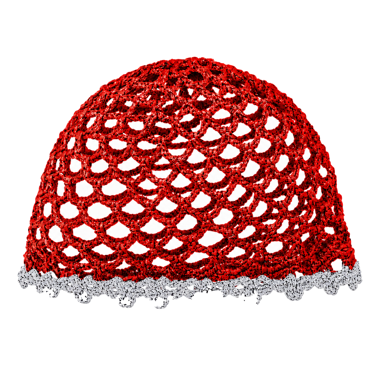 Mesh Hat Bicolore Bordino Argento Cappelli estivi Made in Italy - Les Folies