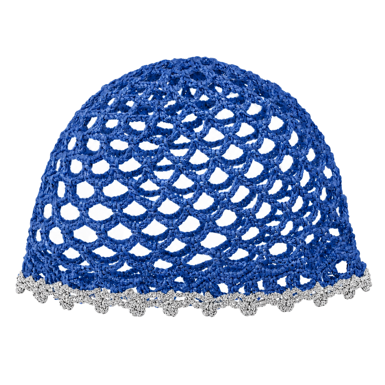 Mesh Hat Bicolore Bordino Argento Cappelli estivi Made in Italy - Les Folies