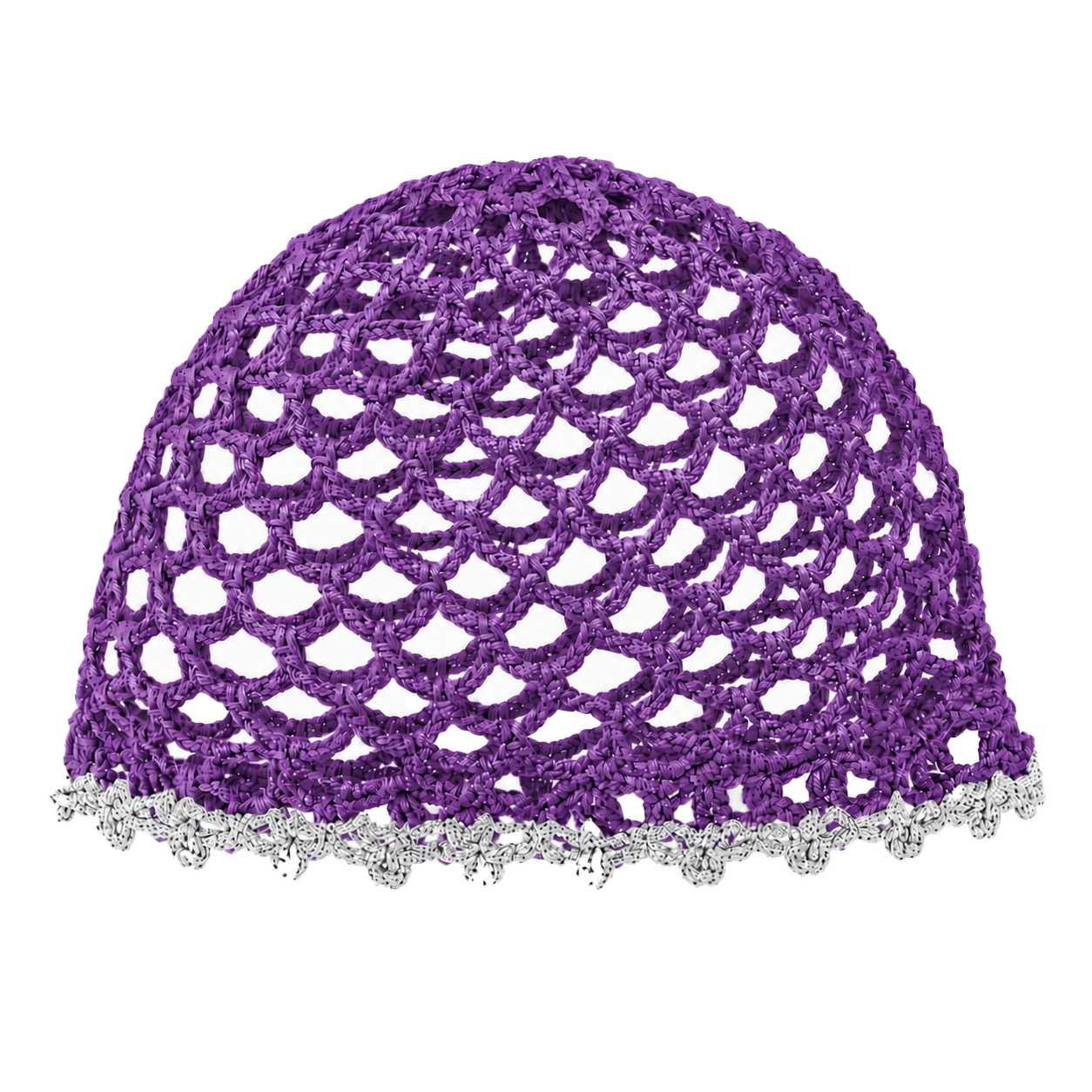 Mesh Hat Bicolore Bordino Argento Cappelli estivi Made in Italy - Les Folies