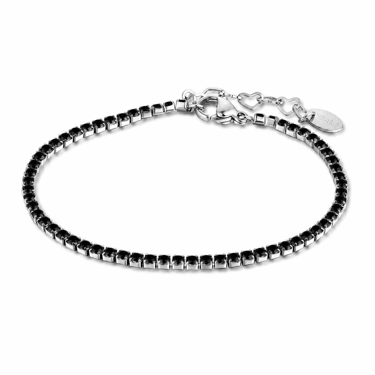 Bracciale Tennis Classico in acciaio inox Royale - Brand Gioielli