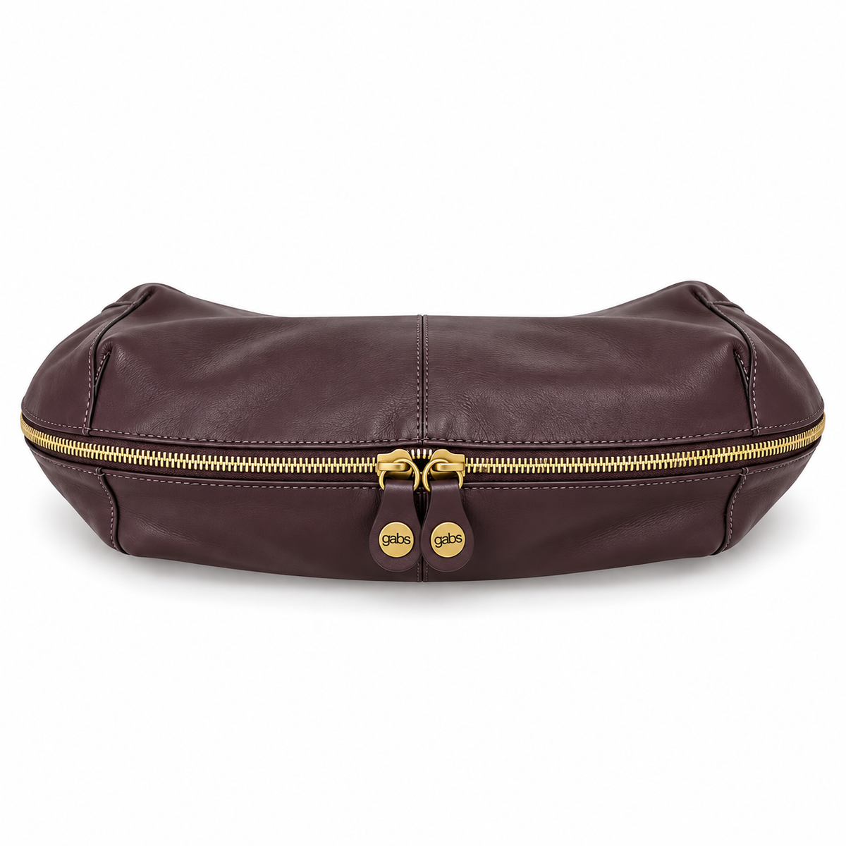Borsa Gabs G13 ROUNDY Taglia L in vera pelle liscia e vela