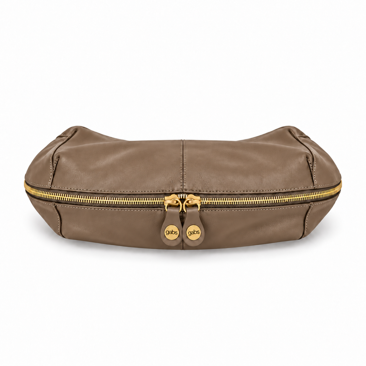 Borsa Gabs G13 ROUNDY Taglia M in vera pelle liscia e vela
