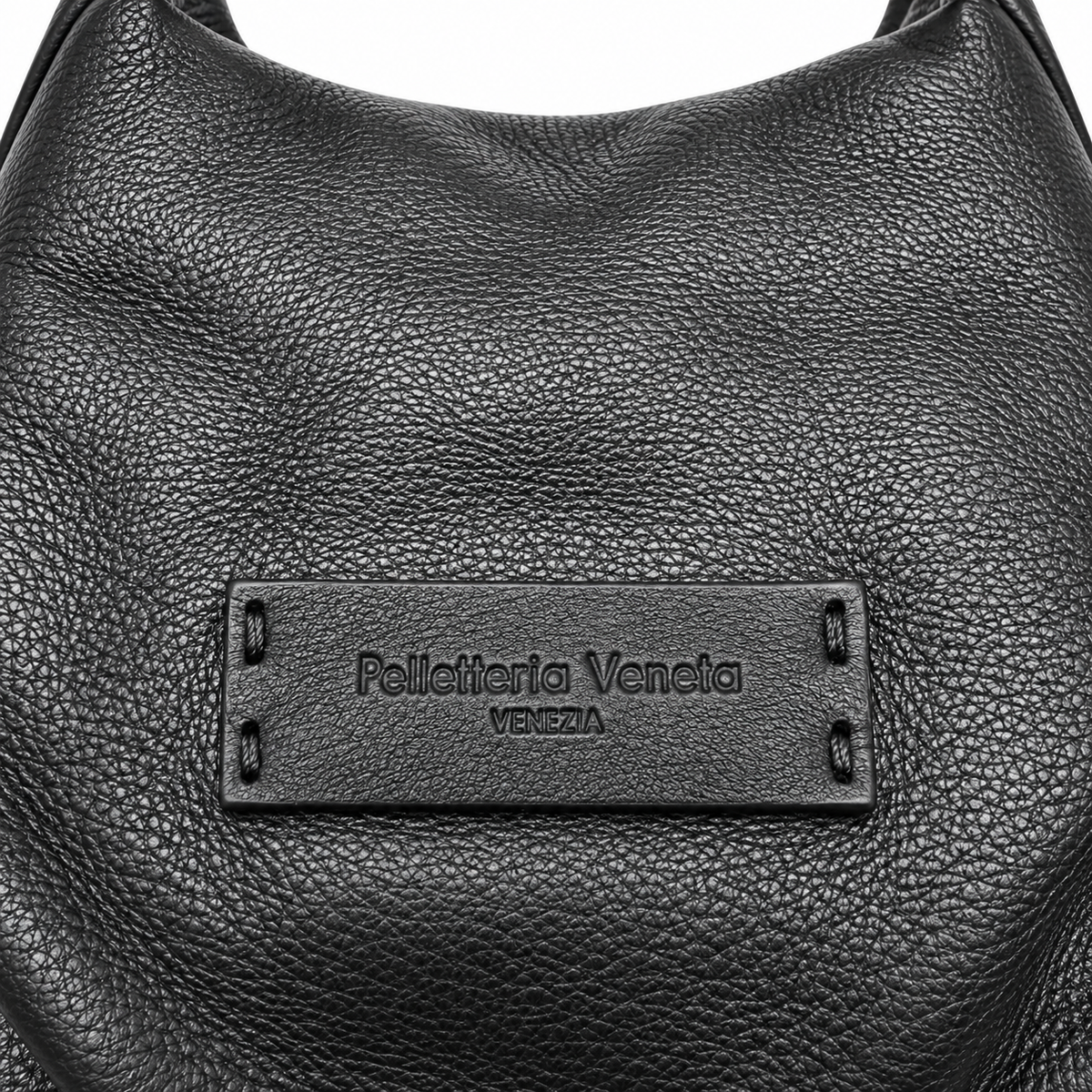 Hobo bag TAGLIA XL in vera pelle con inserti in cavallino Lido Pelletteria Veneta
