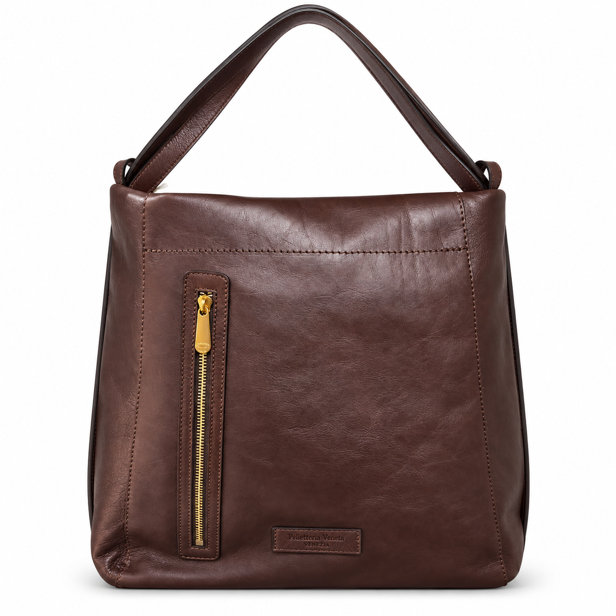Borsa Zaino Pelletteria Veneta Bronzin in vera pelle