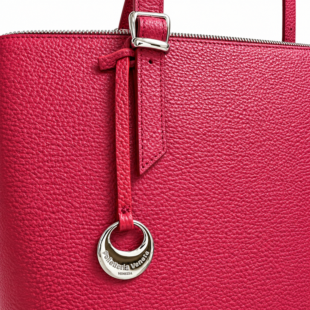Shopper in vera pelle martellata Fondamenta Pelletteria Veneta