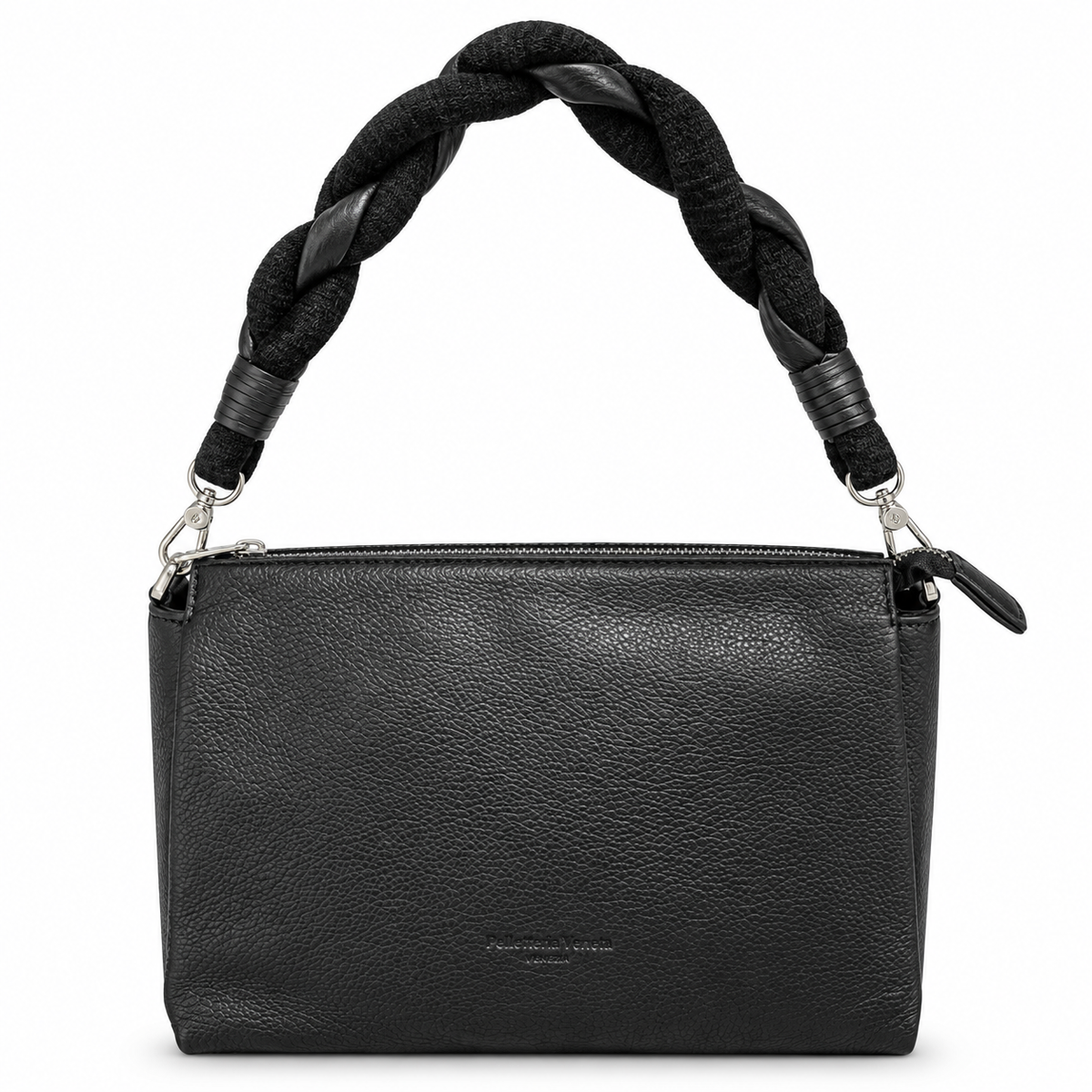 Borsa a spalla TAGLIA S in vera pelle a grana fine Laguna Pelletteria Veneta