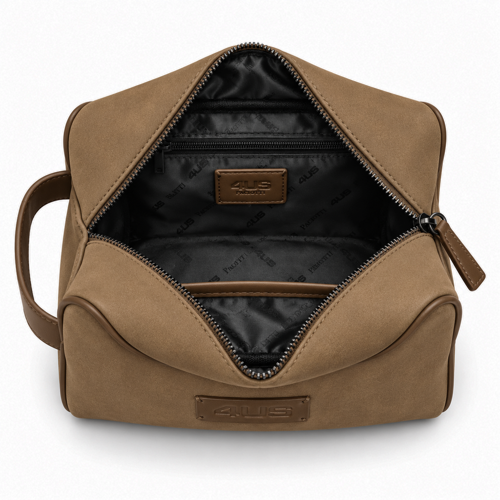 Pouch Uomo 4US Cesare Paciotti Awe Ecopelle Camoscio