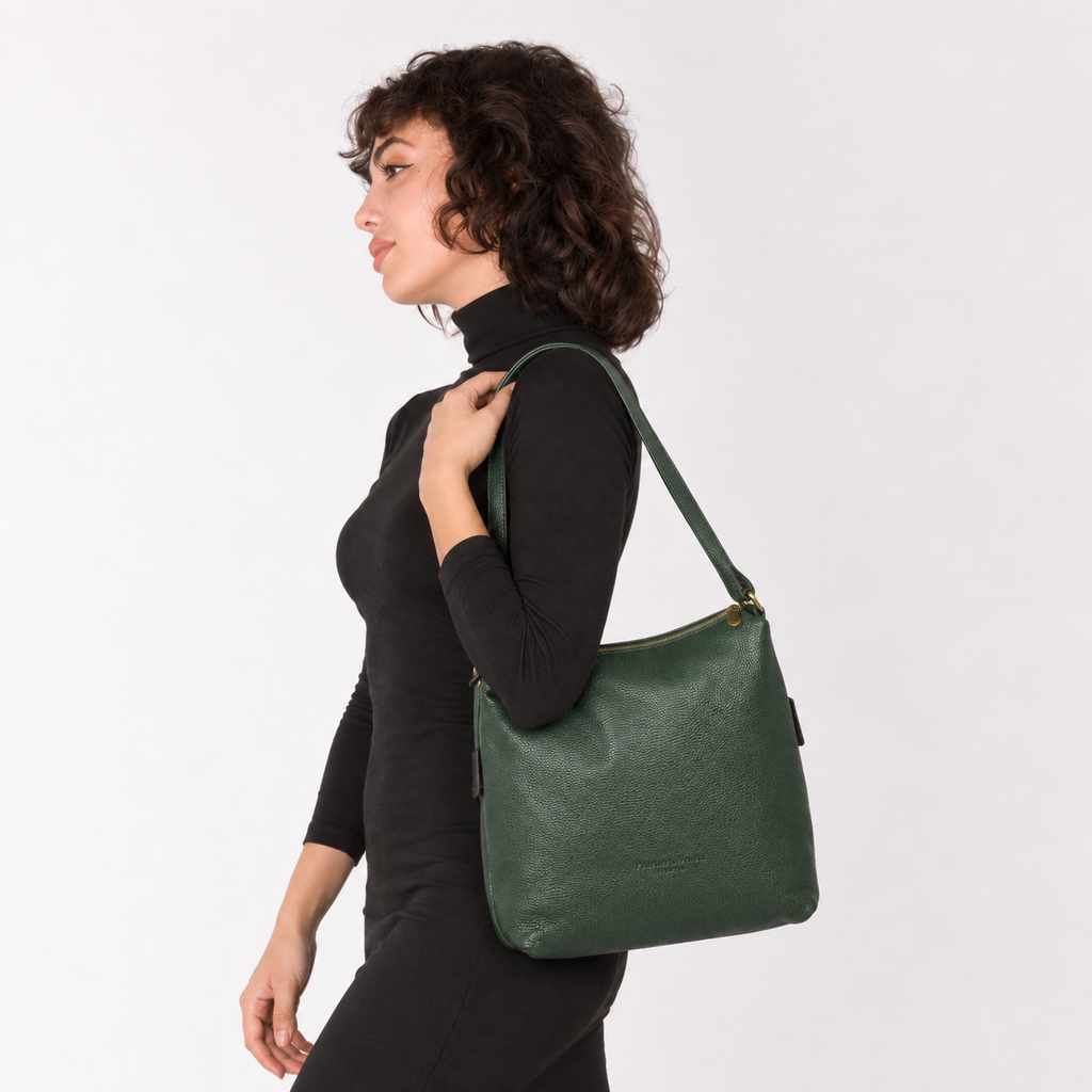 Borsa Zaino in vera pelle martellata Giuffa Pelletteria Veneta