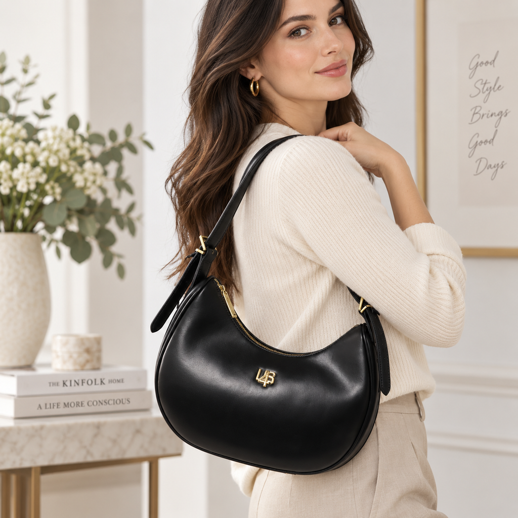 Borsa a spalla/tracolla Hobo 4US Cesare Paciotti Gabrielle Ecopelle