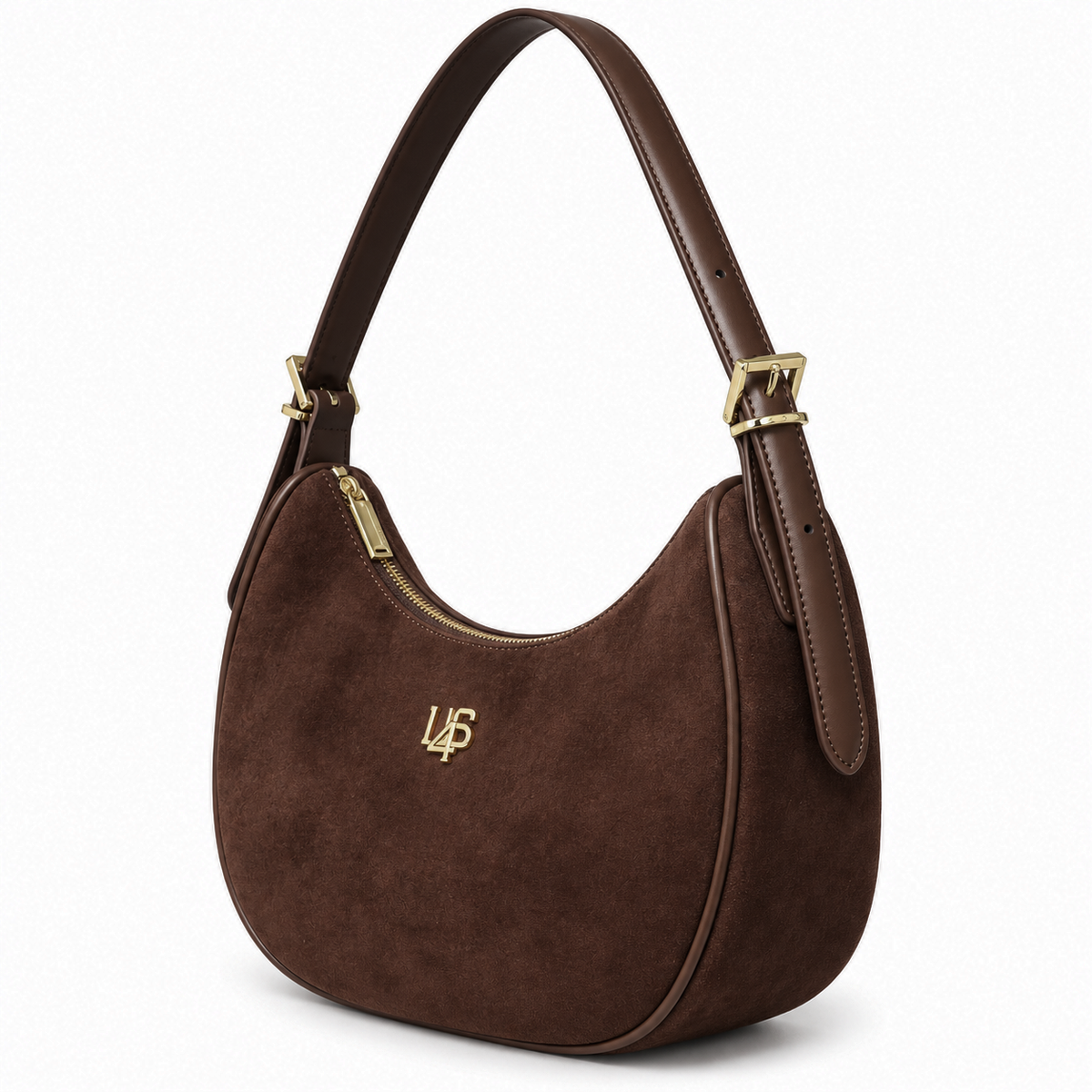 Borsa a spalla/tracolla Hobo 4US Cesare Paciotti Gabrielle Ecopelle Camoscio