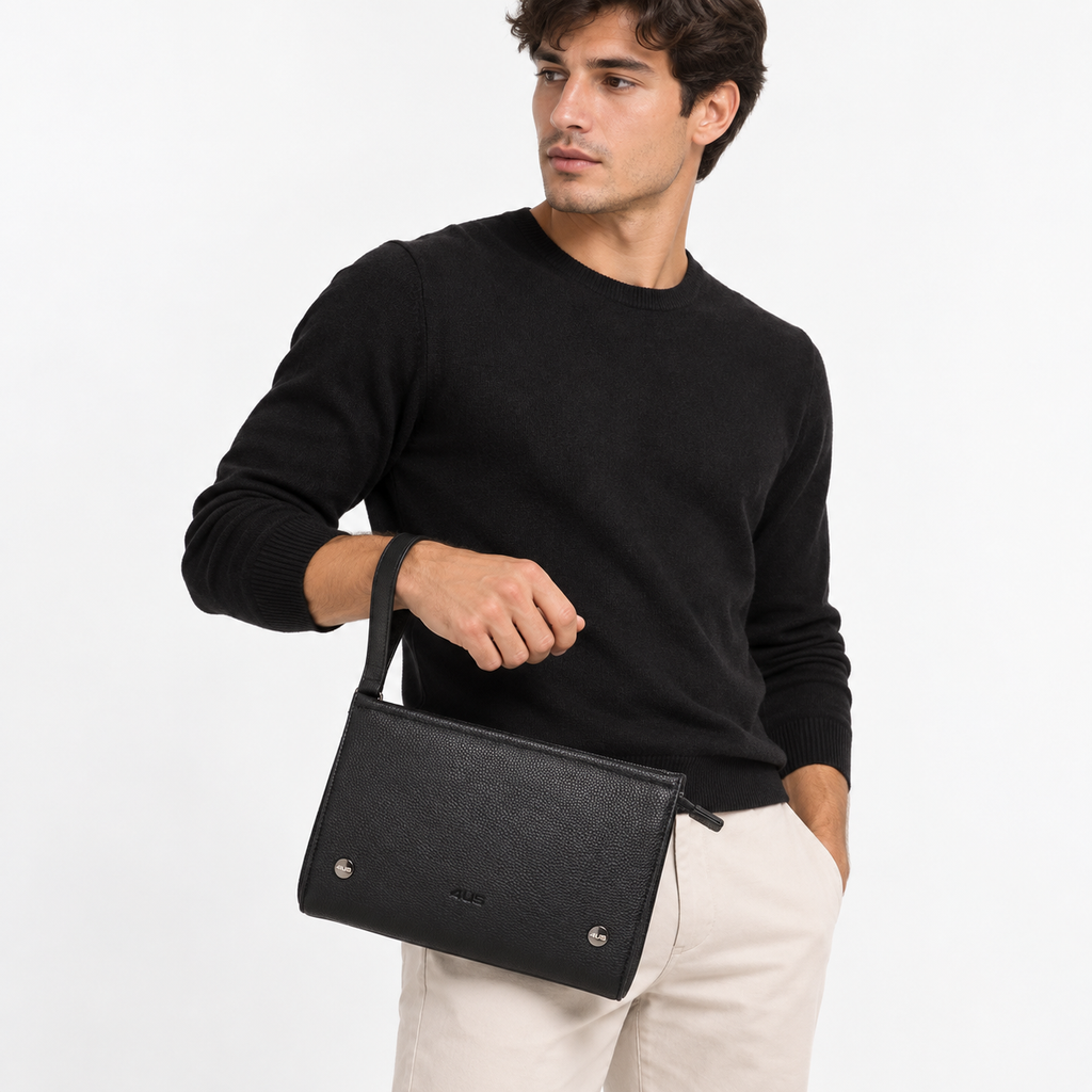 Pochette Uomo 4US Cesare Paciotti Peter Ecopelle