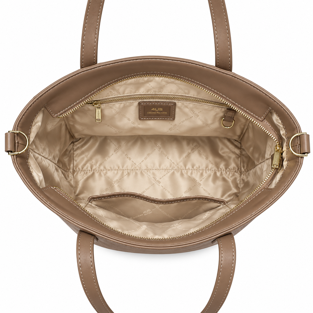 Borsa a spalla/tracolla 4US Cesare Paciotti Violet Trapuntata