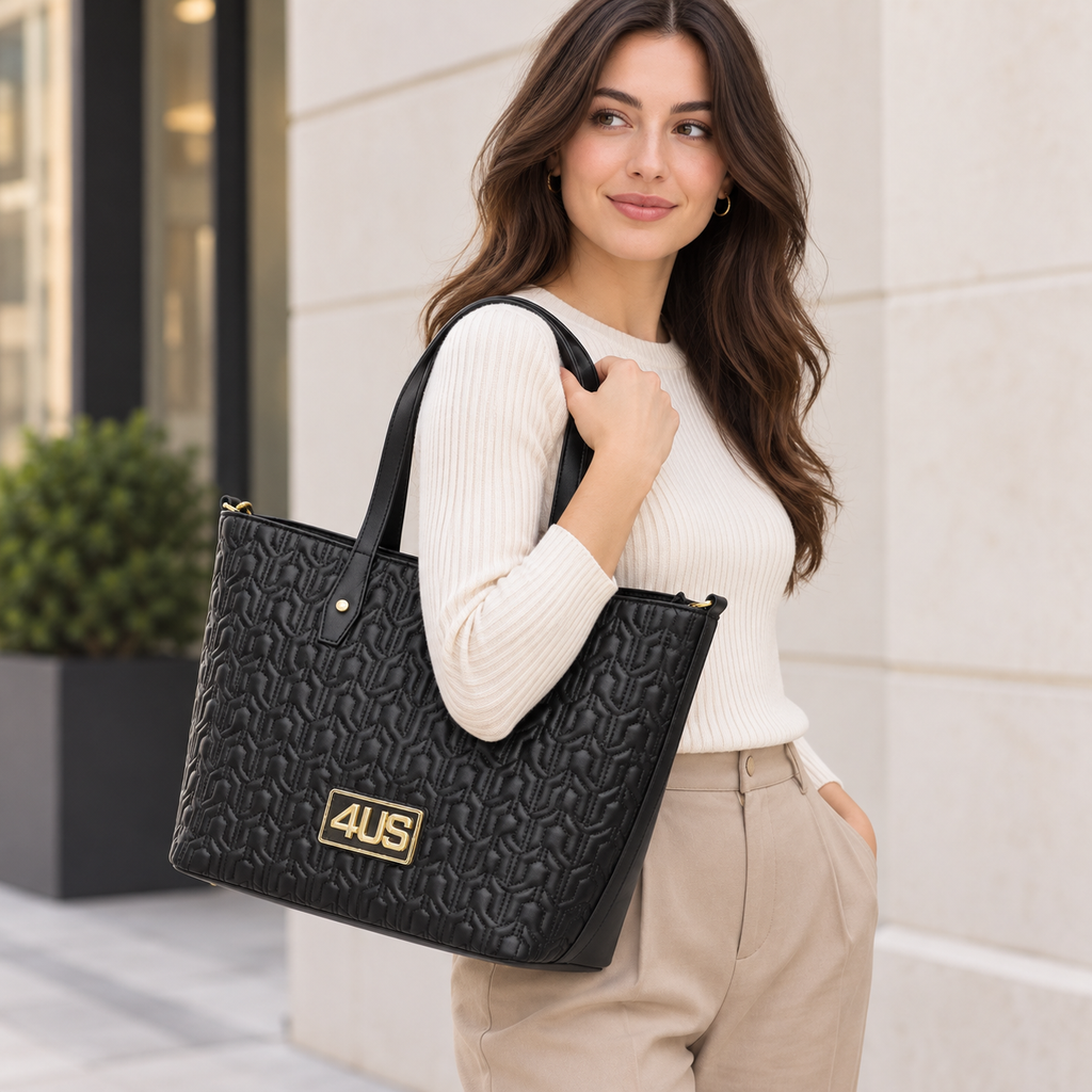 Borsa a spalla/tracolla 4US Cesare Paciotti Violet Trapuntata