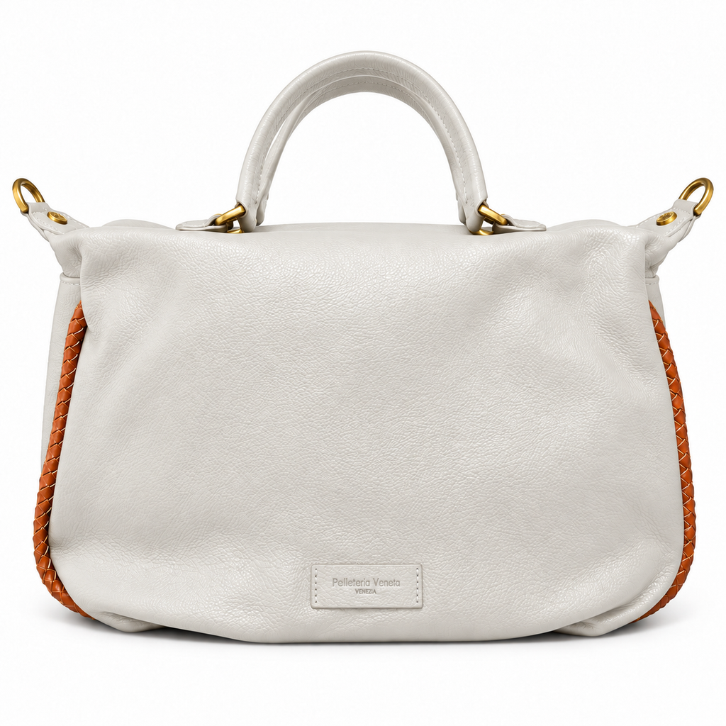 Borsa Bauletto Media Pelletteria Veneta Dama in vera pelle