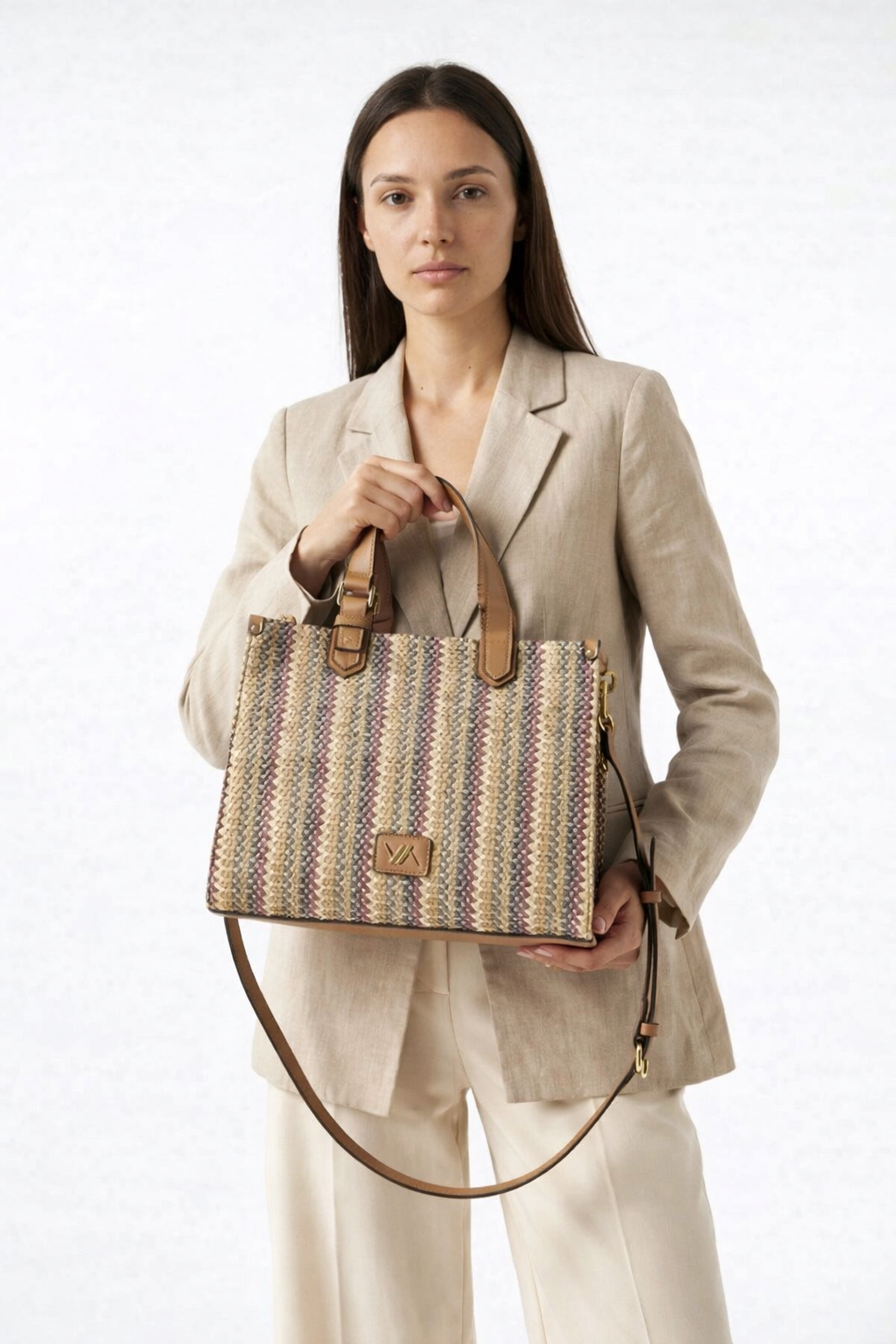 Borsa a mano Color - Verde Fashion