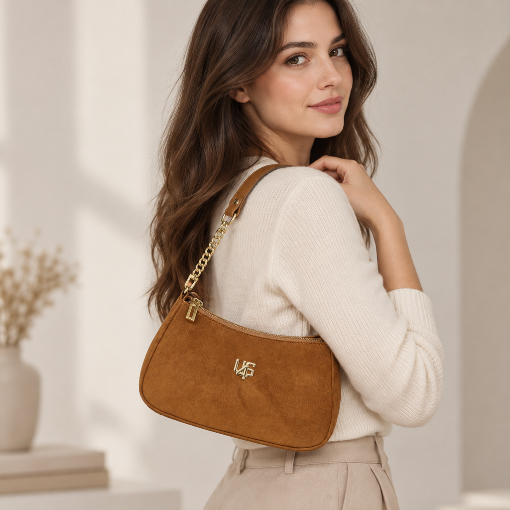 Borsa a spalla/tracolla 4US Cesare Paciotti Lara Camoscio