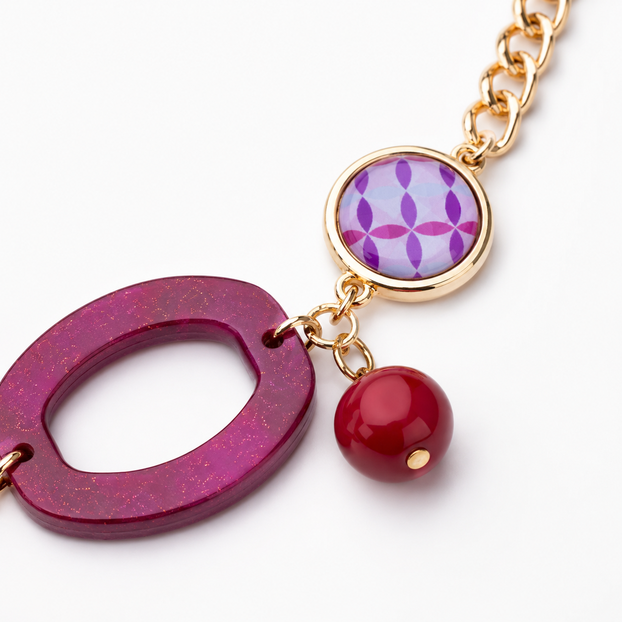 Collana Seventy Fucsia - You B'jou by Barbieri