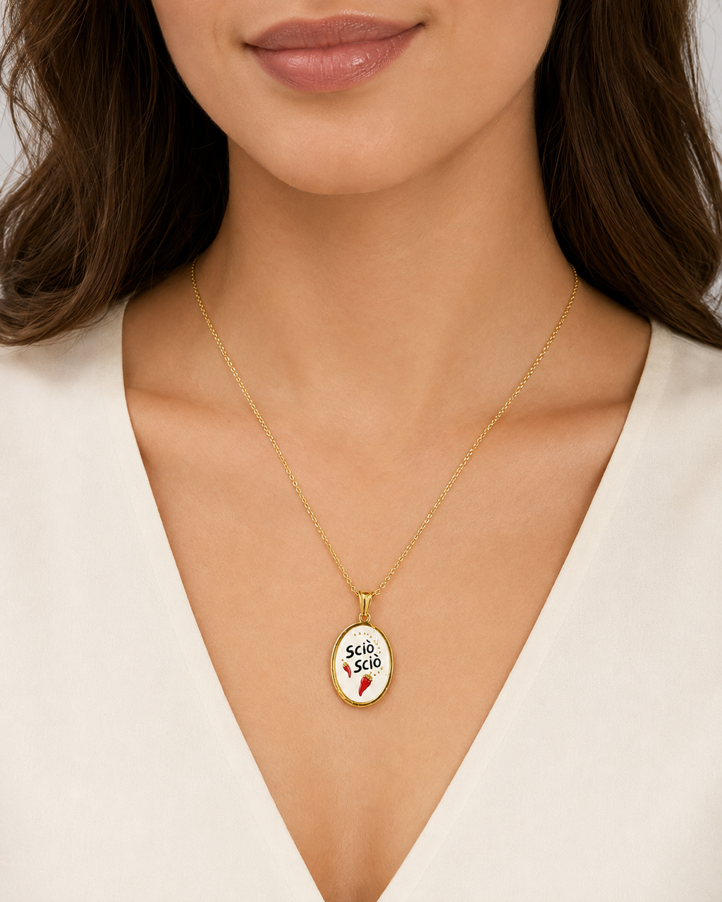 Collana in acciaio inox "Sciò Sciò"
