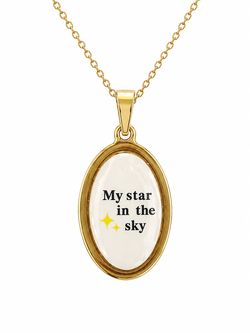 Collana in acciaio inox "My star in the sky"