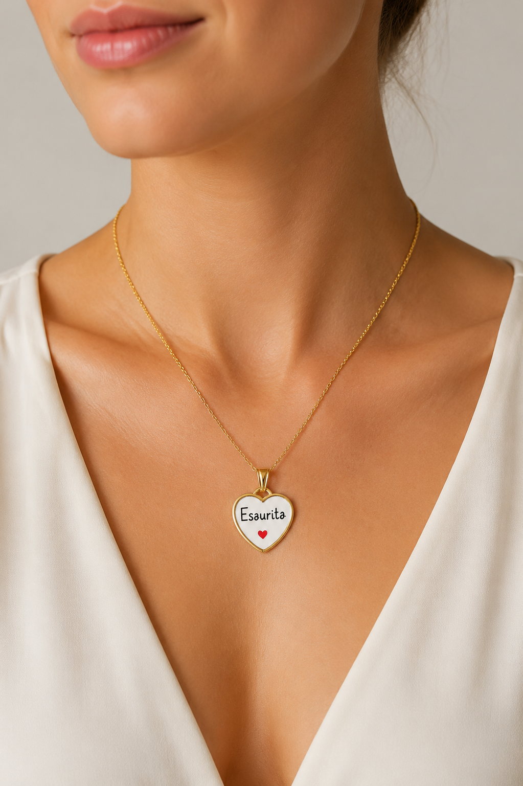Collana in acciaio inox "Esaurita"