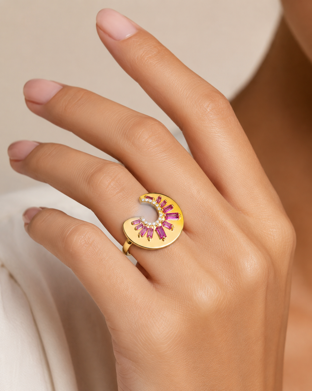 Anello Mezzaluna - You B'jou by Barbieri