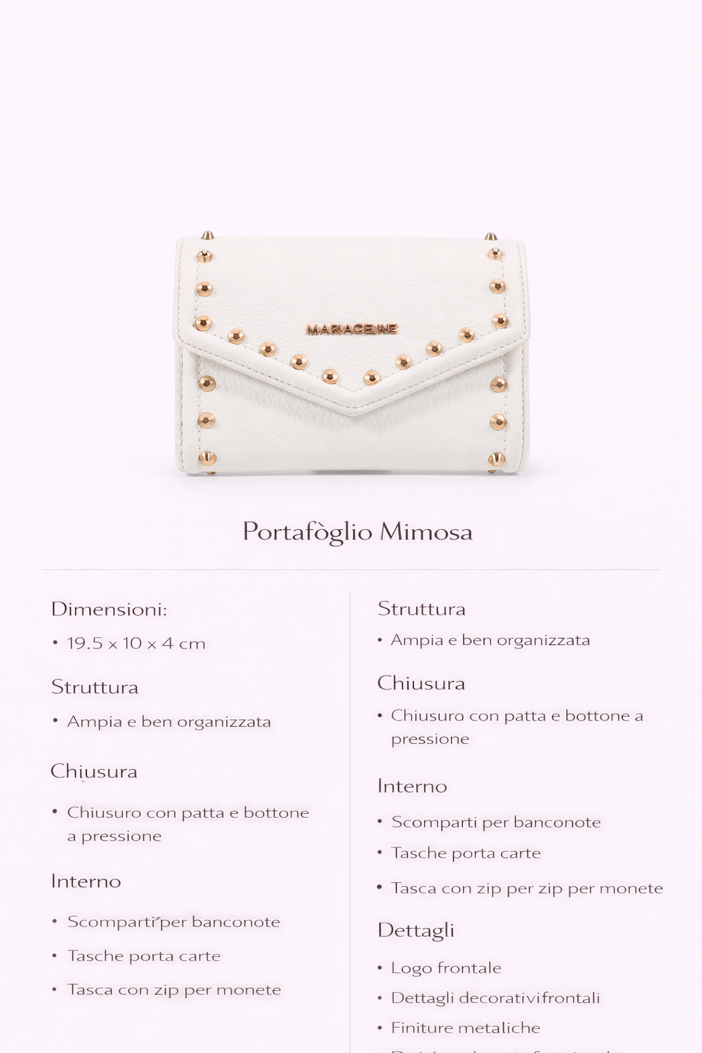 Portafoglio Mimosa mini - Maria Celine